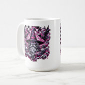 Dunkler Zauberer der Matrix Kaffeetasse (Vorderseite Links)