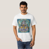 Dunkler Zauberer-Gnom T-Shirt (Vorne ganz)