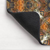 Dunkleres Kaleidoskop der Honigbienen - Mousepad (Ecke)