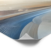 Dunkles abstraktes Hengst Poster (Ecke)