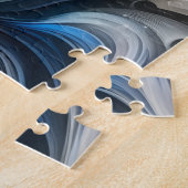 Dunkles abstraktes Hengst Puzzle (Seite)