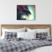 dunkles abstraktes Kunstprint Leinwanddruck (Insitu (Schlafzimmer))