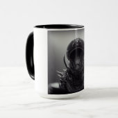 Dunkles Alien-Wesen Mug Tasse (Vorderseite Links)