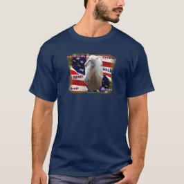 Dunkles amerikanisches SahneShirt T-Shirt