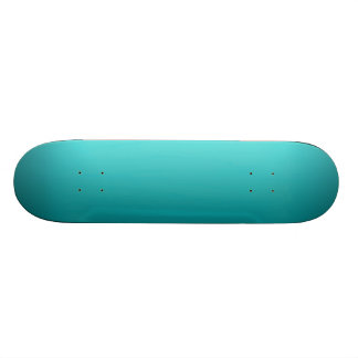 Dunkles aquamarines Ombre Skateboard