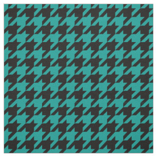 Dunkles aquamarines, schwarzes stoff
