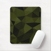Dunkles Arenschwarz geometrisches Messmuster cool Mousepad (Mit Mouse)