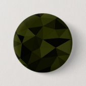 Dunkles Armee-Grün schwarzes geometrisches Maschen Button (Vorderseite)