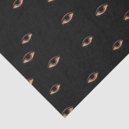 Dunkles Augenmuster-Tissue-Papier Seidenpapier