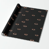 Dunkles Augenmuster-Wrap-Papier Geschenkpapier (Ungerollt)