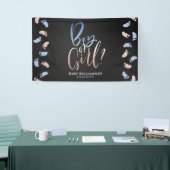 Dunkles Banner für das nächtliche Party des Geschl (Messeveranstaltung)