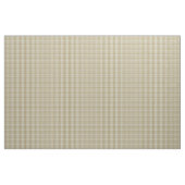 Dunkles Beige Kariertes Gingham Karo Stoff (Fat Quarter (45,7 x 55,9 cm))