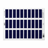 Dunkles Blau Islamisches Geometrisches Muster (Vorne)