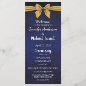 Dunkles Blau mit Goldbuw Programm (Vorderseite)