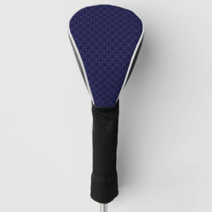 Dunkles blaues islamisches geometrisches Muster Golf Headcover