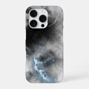 Dunkles Blitz-Ästhetik-Handyhülle iPhone 16 Pro Hülle