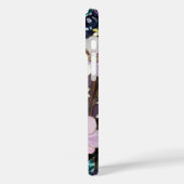 Dunkles Blumen-iPhone-Case Elegante Goldene Blume Case-Mate iPhone Hülle (Rückseite / Links)