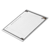 Dunkles Brainstorming-Notizbuch Notizblock (angewinkelt)