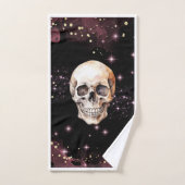Dunkles brillantes Skull Badezimmer Handtuchhandtu Badhandtuch Set (Handtuch)