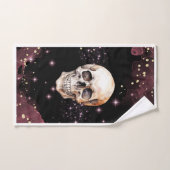 Dunkles brillantes Skull Badezimmer Handtuchhandtu Badhandtuch Set (Handtuch)
