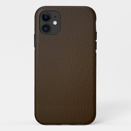 Dunkles Brown-Leder-Blick iPhone 5 Fall Case-Mate iPhone Hülle (Rückseite)