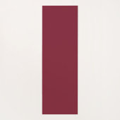 Dunkles Burgund und goldgeflechteter Yogamat Yogamatte (Rückseite)