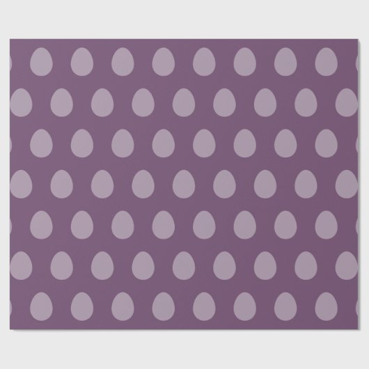 Dunkles Byzantium Ostereier Wrapping Paper Geschenkpapier (Flach)