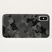Dunkles Camouflage-Muster Case-Mate iPhone Hülle (Rückseite (Horizontal))