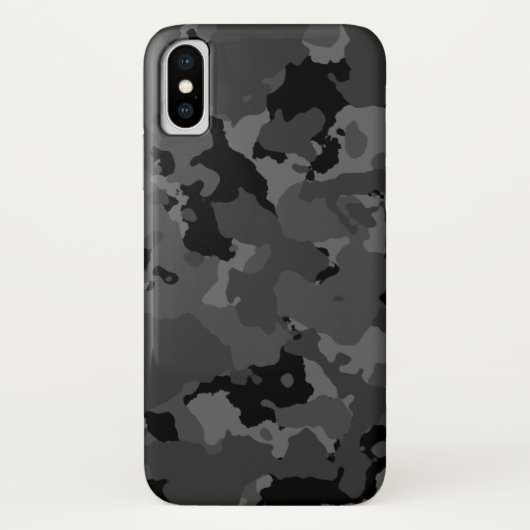 Dunkles Camouflage-Muster Case-Mate iPhone Hülle (Rückseite)