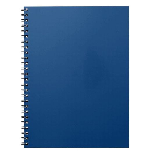 Dunkles Cerulean Notizblock (Vorderseite)