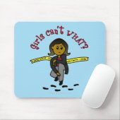 Dunkles CSI-Mädchen Mousepad (Mit Mouse)