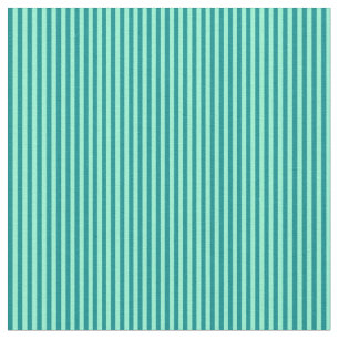 Dunkles Cyan und Aquamarine Streifen/Liniertes Mus Stoff