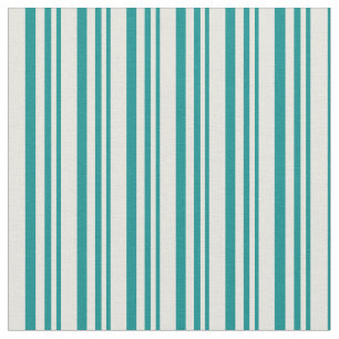Dunkles Cyan- und Beige-Muster für farbige Streife Stoff