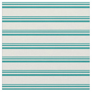 Dunkles Cyan- und Beige-Muster für farbige Streife Stoff