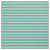 Dunkles Cyan und Beige Streifen-/Linenmuster Stoff (Muster)