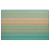 Dunkles Cyan- und Braunfarbenes Streifenmuster Stoff (Fat Quarter (45,7 x 55,9 cm))