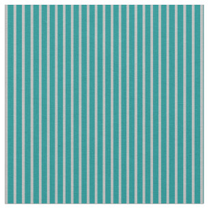 Dunkles Cyan und Graues Streifen/Liniertes Muster Stoff