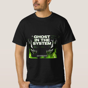 Dunkles Cyberpunk-Glitch-Hacker-Grafik-T-Shirt T-Shirt