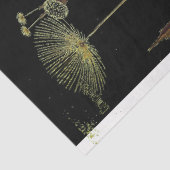 dunkles Dandilion Möbelpapier Seidenpapier (Ausschnitt)