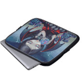"Dunkles Dragonling" Elektronik-Tasche Laptopschutzhülle (Vorne Knopf)
