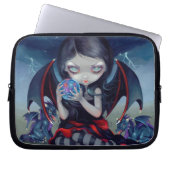 "Dunkles Dragonling" Elektronik-Tasche Laptopschutzhülle (Vorderseite)