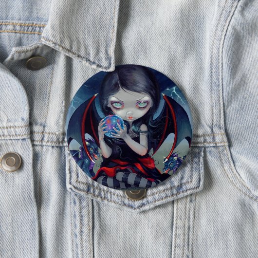 "Dunkles Dragonling" Knopf Button (Beispiel)