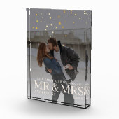 Dunkles Dusky Couple Foto mit Sternen für Weihnach (Rechts)