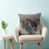 Dunkles Dusky Couple Foto mit Sternen für Weihnach Kissen (Stuhl )