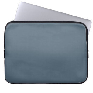 Dunkles elektrisches Blau einfarbig Laptopschutzhülle