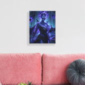 Dunkles Element Leinwanddruck (Insitu (Wohnzimmer))