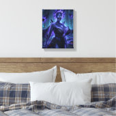 Dunkles Element Leinwanddruck (Insitu (Schlafzimmer))