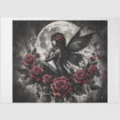 Dunkles Fairy Tissue Paper Seidenpapier (Vorderseite)