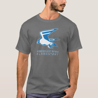 Dunkles Falke-T-Shirt mit heller Falke-Grafik T-Shirt