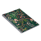 Dunkles florales botanisches nahtloses Muster Notizblock (Rechte Seite)